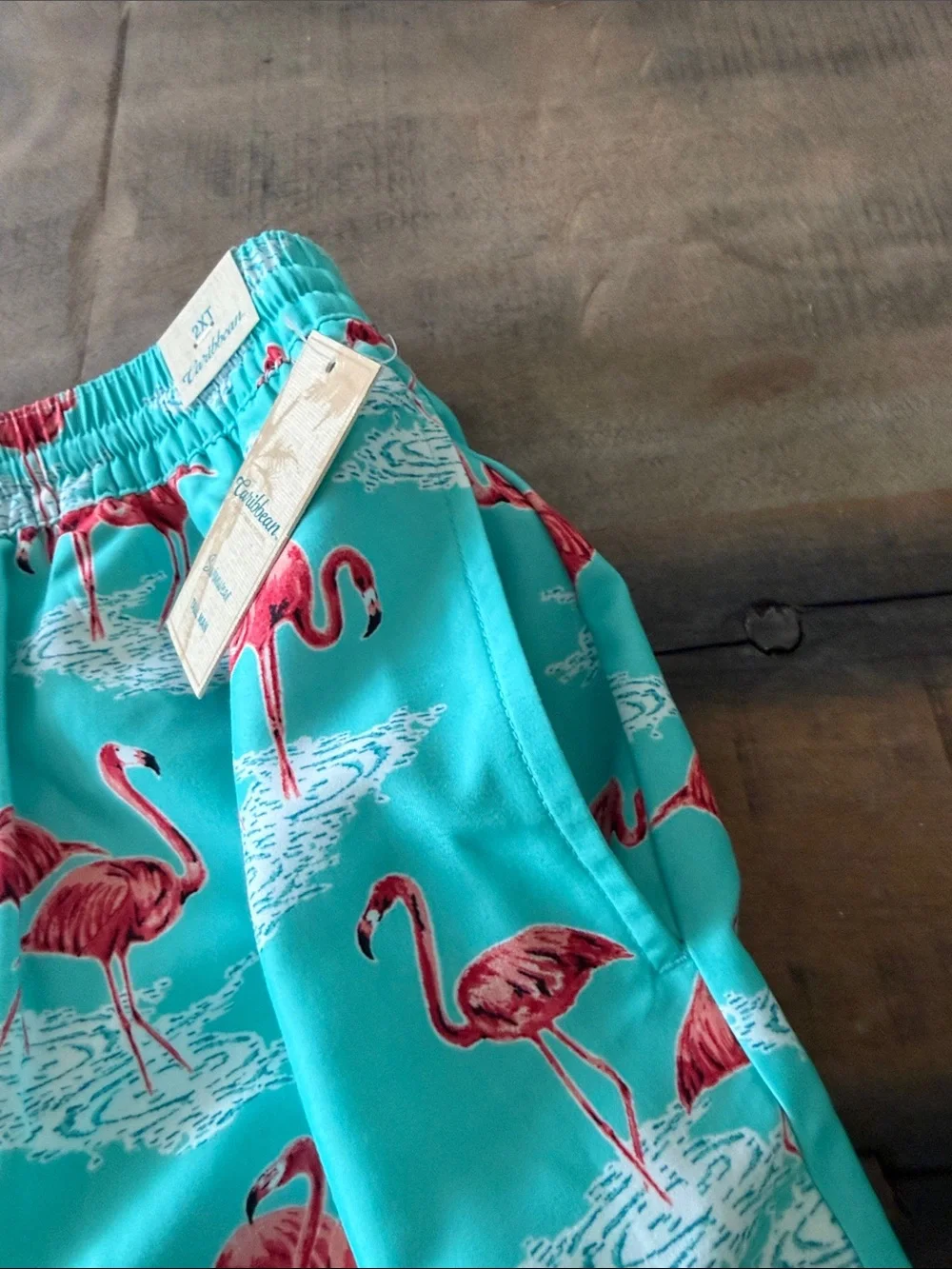 NWT Big and Tall Mens Swimming Trunks by Caribbean Size 2XT